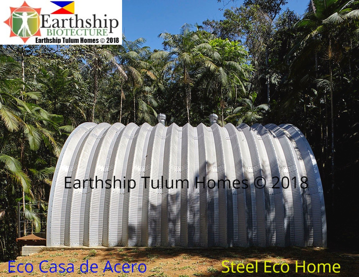Casa Eco de acero Galvalume de 37 m2 with 170 m3 of space